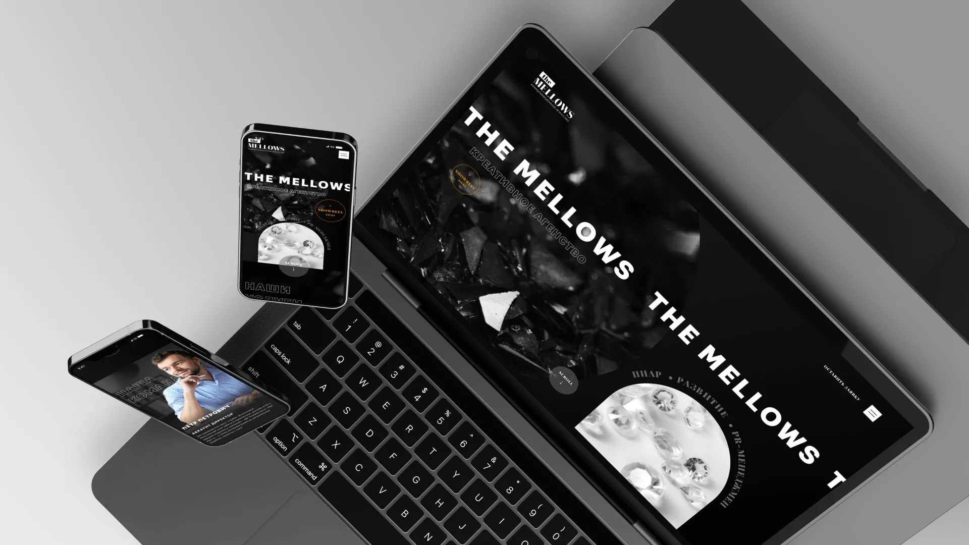 Разработка сайта креативного агентства «The Mellows» в Армавире