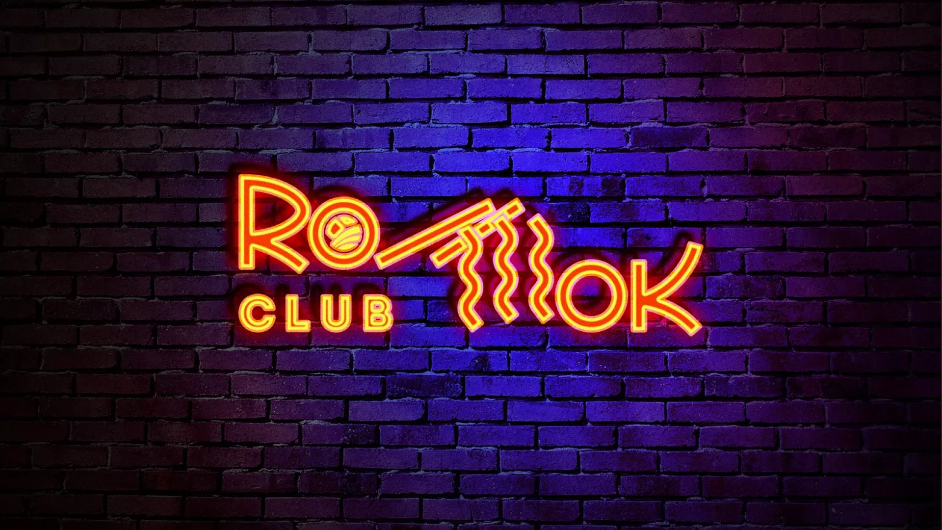 Разработка интерьерной вывески суши-бара «Roll Wok Club» в Армавире